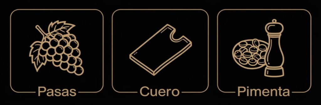 pasas cuero pimienta